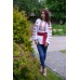 Embroidered blouse "Flowers of Sunset"